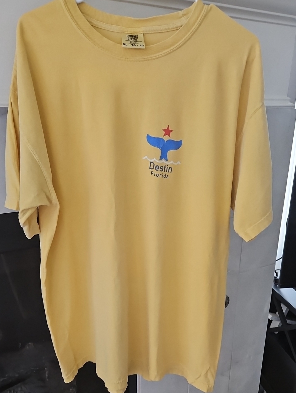 Comfort Colors Pale Yellow Crewneck T-Shirt